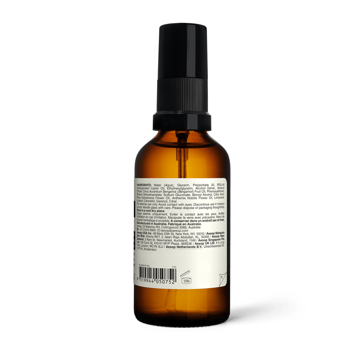 Spray Hydratation Immédiate pour le Visage